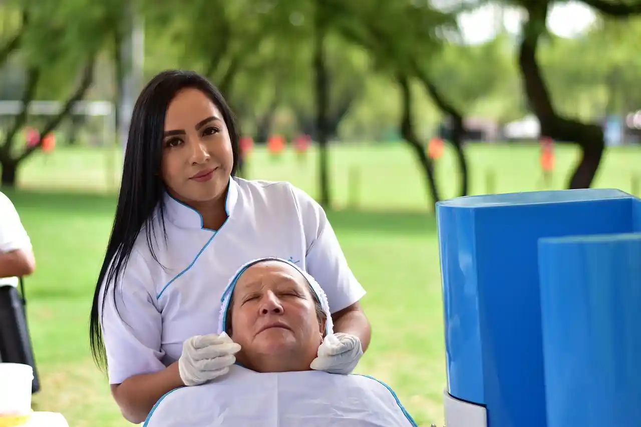 Premier Cosmetology at work