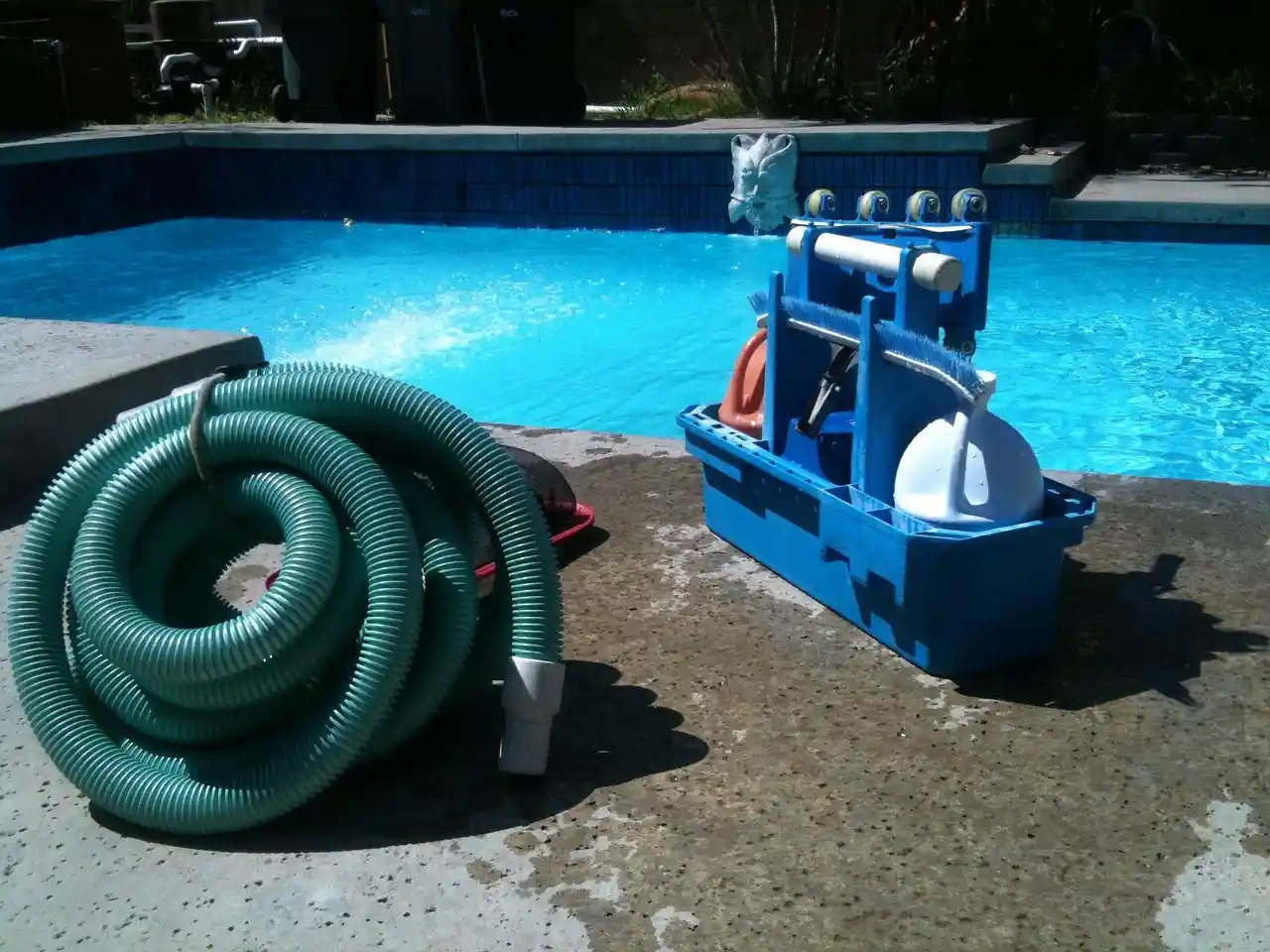 Premier Pool Services at work